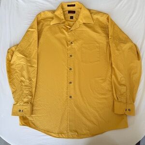 JERRY GARCIA BUTTONDOWN‎ MENS Garcia Yellow Dress Shirt